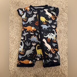 Little Sleepies Navy Jurrasic Jungle Shorty